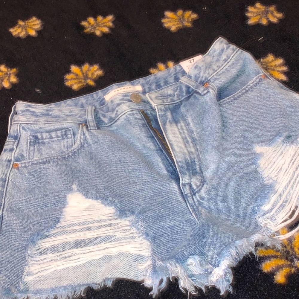 size 27 pacsun jean shorts